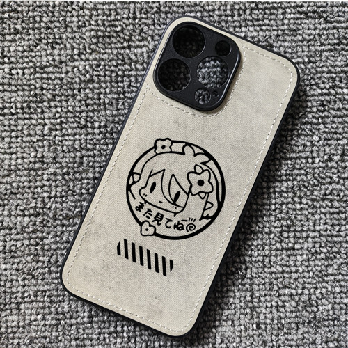 公主连结可可萝动漫布纹手机壳适用iphone16苹果15华为P70荣耀90小米14红米K80一加ace3prooppofindx8vivoS20