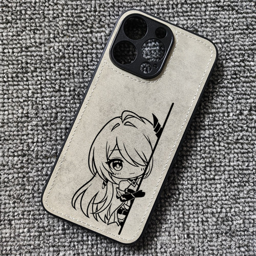 崩坏星穹铁道 黄泉周边布纹手机壳适用iphone16promax苹果17华为mate70pro荣耀WIN红米K80小米14一加13findx9