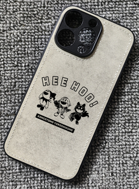 真女神异闻录p5杰克霜精周边布纹手机壳适用iphone16苹果华为P70MATE60小米15红米K70iqoo13一加ACE3OPPOvivo