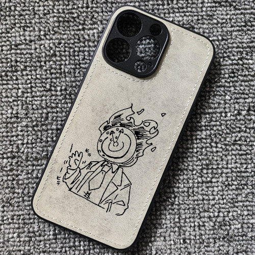 线条边狱巴士周边布纹手机壳适用iphone16pro苹果17华为mate80荣耀600win小米15红米K80一加13iqooneo10oppo