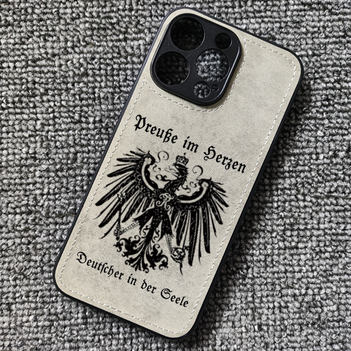 德意志帝国的普鲁士周边布纹手机壳适用iphone17promax苹果16华为mate70pro小米14红米K80至尊iqooneo9一加15