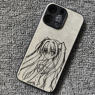 五彩斑斓的世界二阶堂真红瞳周边布纹手机壳适用iphone16苹果15华为mate60荣耀magic6小米14红米K80一加ACE3