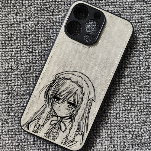 线条蔷薇少女翠星石动漫周边布纹手机壳适用iphone16苹果17华为mate60小米17一加13红米k80iqoo15Toppofindx9
