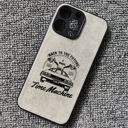 回到未来电影周边布纹手机壳适用iphone16promax苹果15华为mate60小米14红米K70至尊iqooneo5一加ACE3