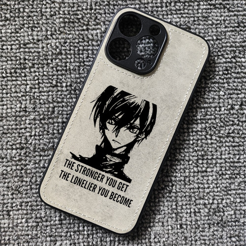 反叛的鲁路修Code Geass布纹手机壳适用iphone16pro苹果15华为P70小米14红米K70iqoo13一加ACE3OPPOvivox200