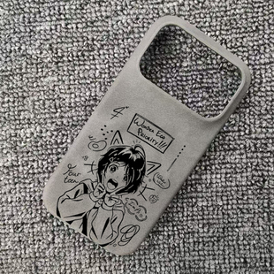 奇蛋物语 大户爱动漫肤感羊巴皮磁吸手机壳适用于iphone17苹果华为p70小米15红米K70三星S23一加15荣耀WINRT