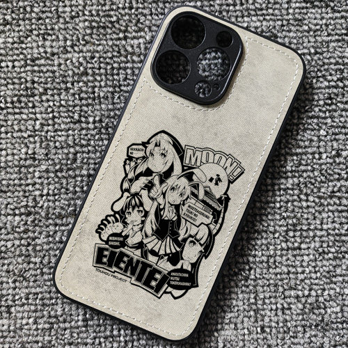 东方Project铃仙周边布纹手机壳适用iphone17promax苹果16pro华为mate70小米17pro红米K80一加13iqoo15findx8