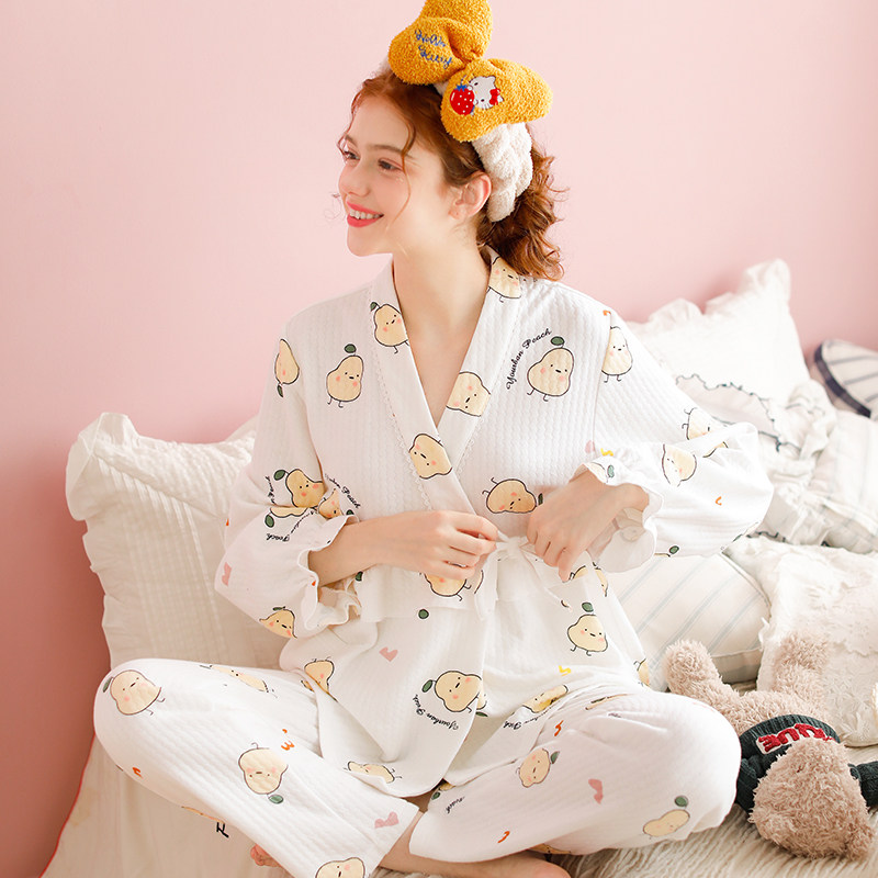 yourban春秋冬季款喂奶月子服