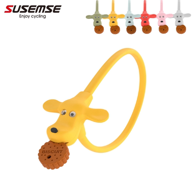 小红书同款创意小狗自行车锁