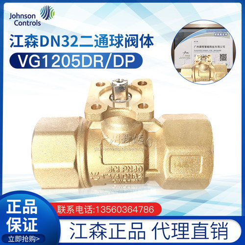 DN32球阀体 VG1205DR/DP比例积分球阀体 美国江森JohnsonControls