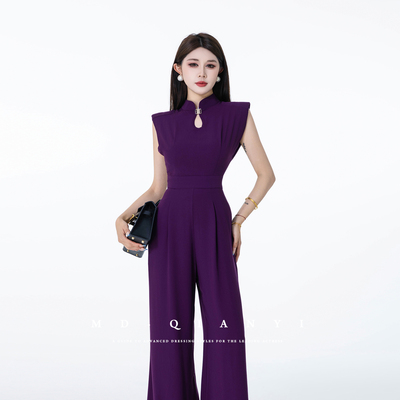 MD千亿【罗兰序曲】夏轻奢时尚休闲轻奢简约显瘦连体裤