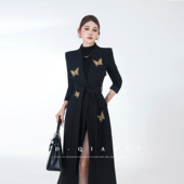 衣著原点 长袖 2025冬季 MD千亿 新款 显瘦长款 高级感百搭时尚 大衣