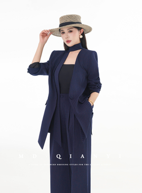 MD千亿【赫本花园】2026春新款轻职气质时尚设计师西服套装