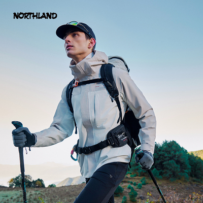 诺诗兰男士冲锋衣25新款户外防水防风徒步登山运动外套NWJFH5151S