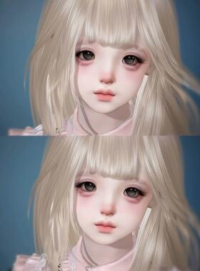 发3 小羊 呆萌 芝芝 小清大王 逆水寒手游捏脸女通用 少女萌妹