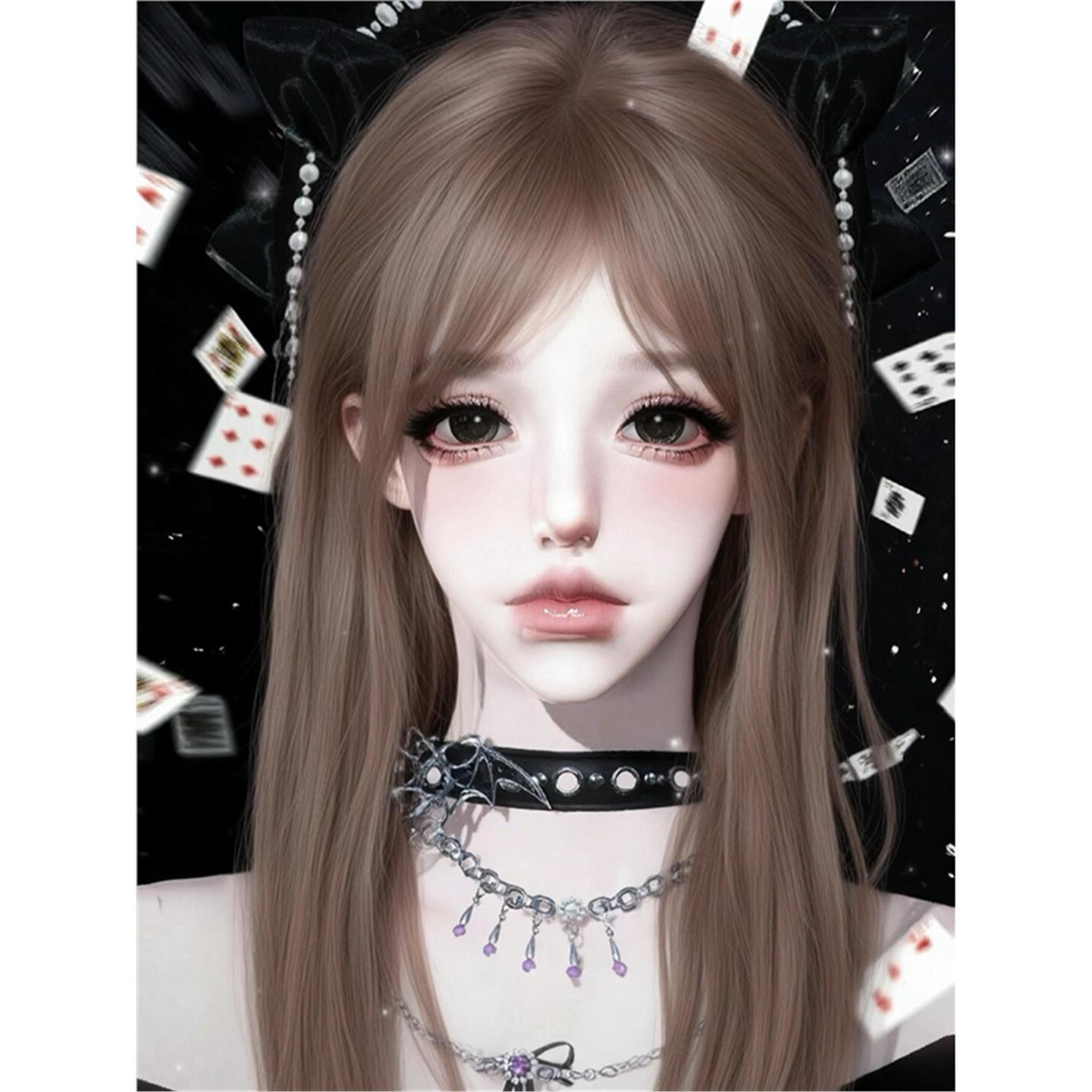 发3 X娚漫 财阀千金感 如果忧郁是一种天赋 逆水寒手游捏脸女通用