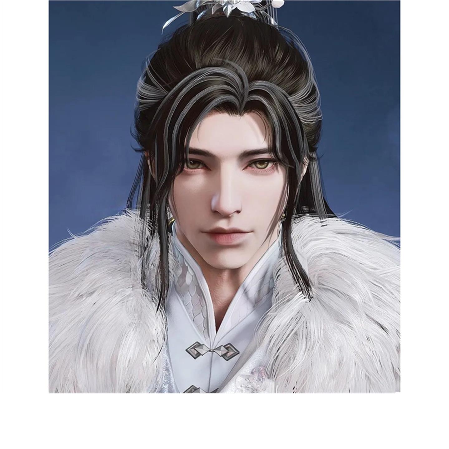 国服端游 永劫无间捏脸数据 男脸型 李寻欢 忧郁小生