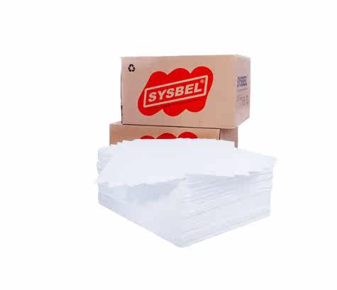 西斯贝尔OP0001W油类专用吸附棉片工业吸油棉吸污垫吸油垫