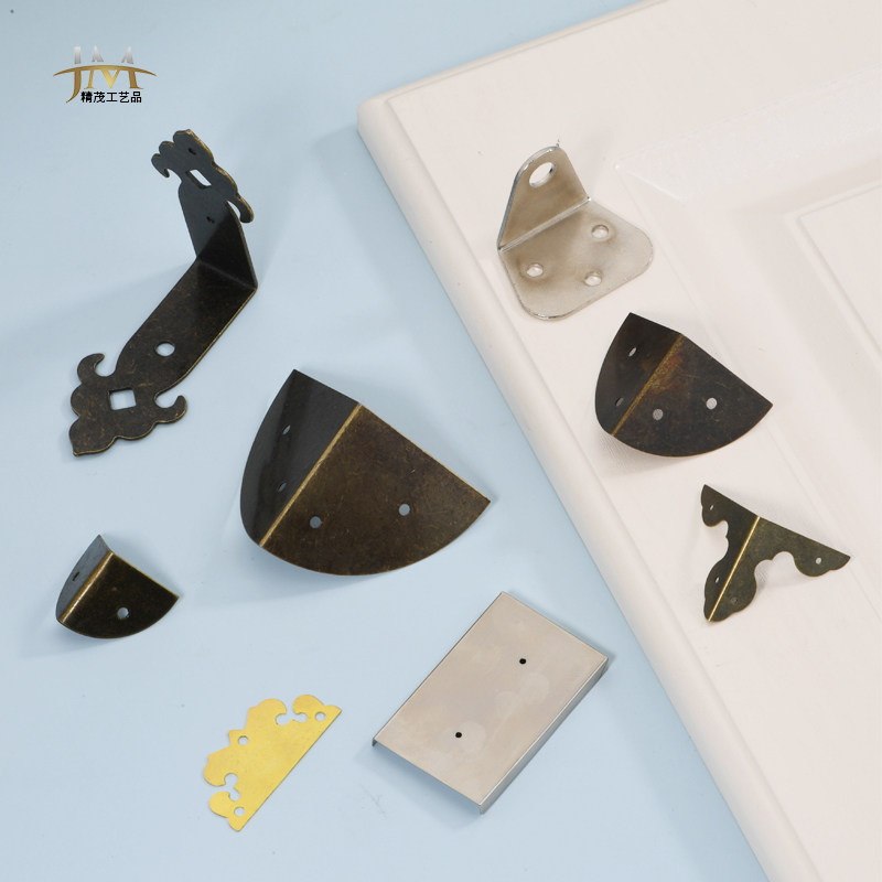 仿古二边铁护角角码 铁皮包角木箱包角包边包铁皮护角