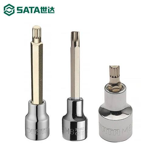 SATA世达大飞12.5系列长短12角旋具套筒24801 -24807 25801-25807