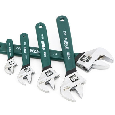 特价沾塑活动扳手防滑防油