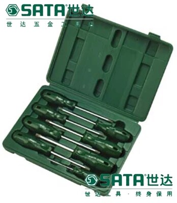 SATA世达8件A系列 09306一字 十字螺丝批  09305花形螺丝批组套