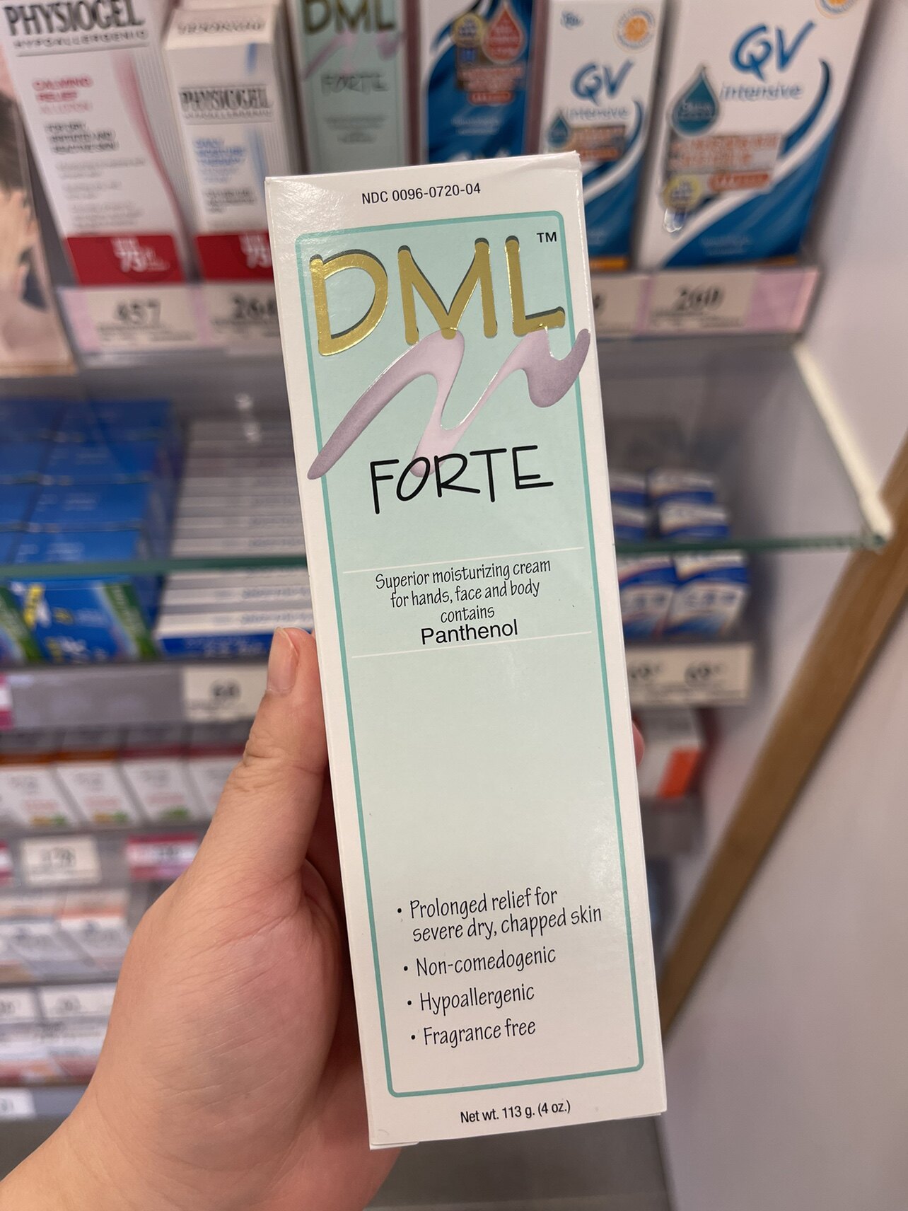美國DML FORTE MOIST CREAM 乾燥低敏面部身體手部保濕潤膚霜113g