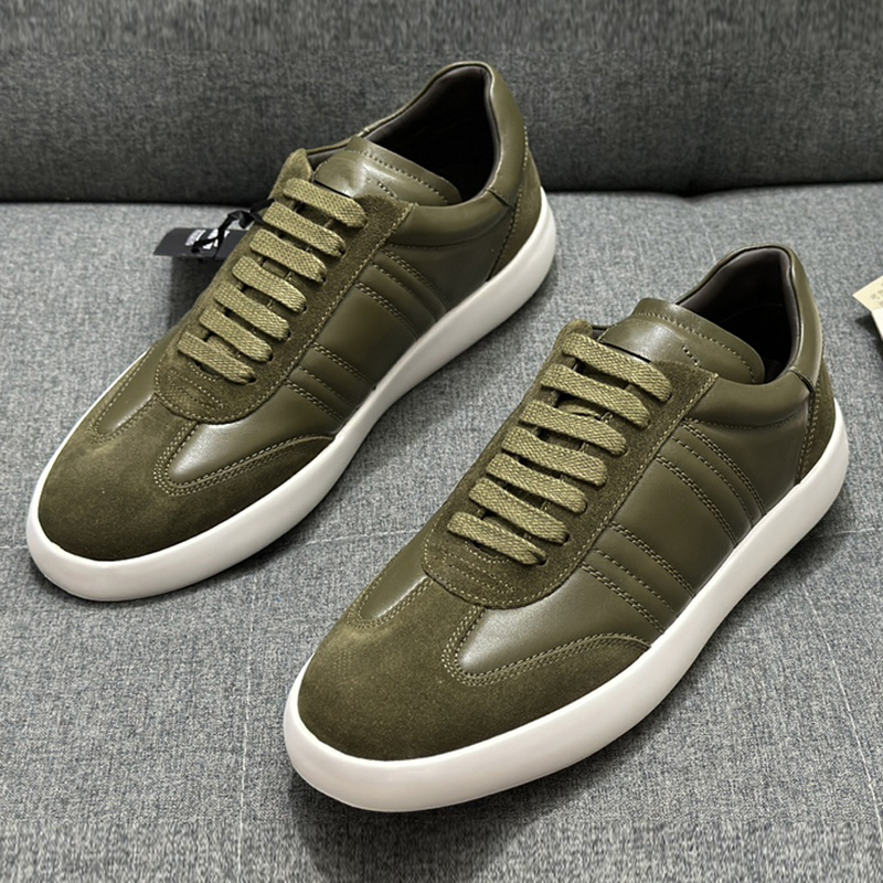 英伦简约风真皮休闲男鞋