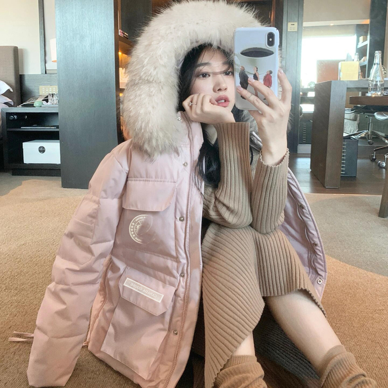 大鹅防寒羽绒服女士冬季加厚保暖