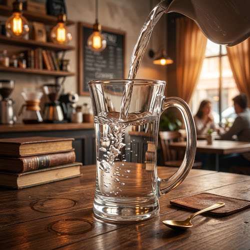 水晶玻璃杯茶杯水杯泡绿茶主人带把手个人专用耐高温高端大容量女