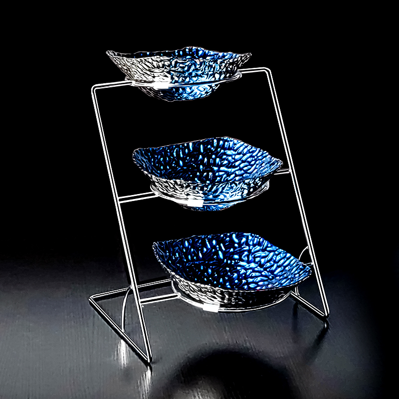 凉菜酒店三层自助餐台食物展示架