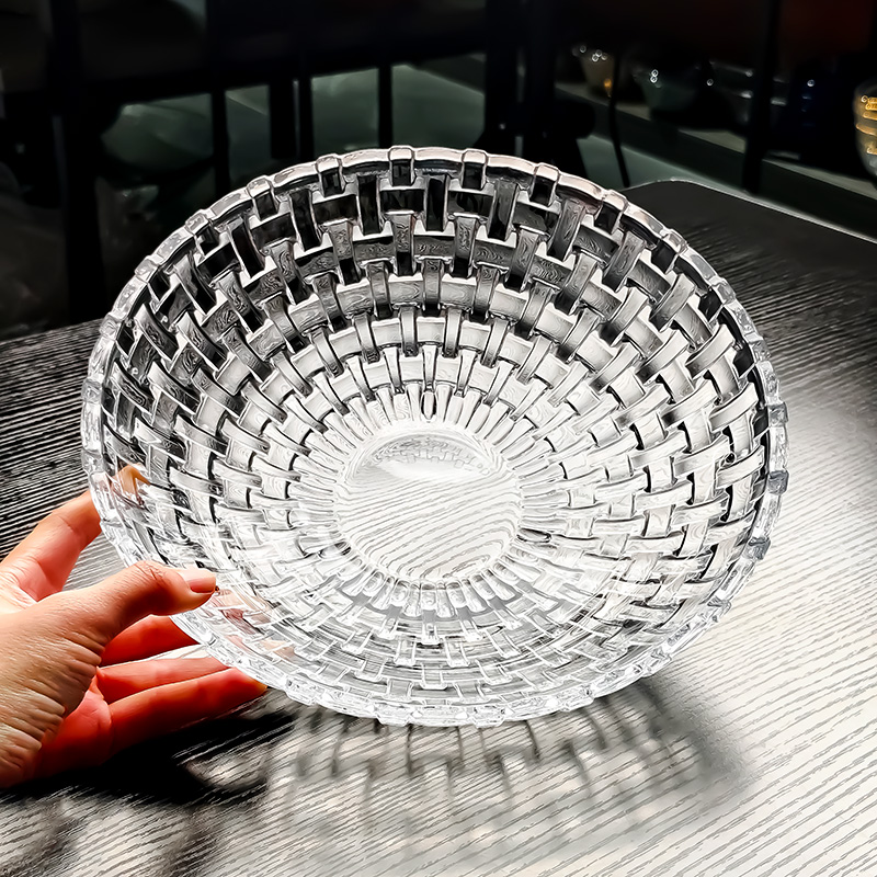2025新款水晶玻璃水果盘高颜值