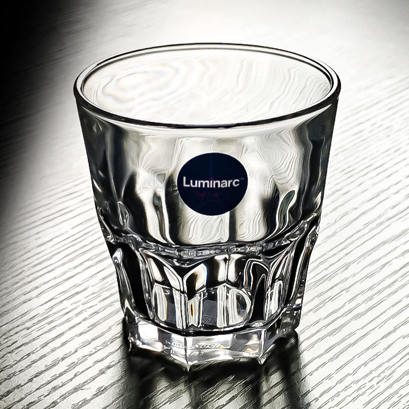 钢化玻璃杯酒杯白酒八角茶杯水杯三两高级感精致轻奢高档耐高温