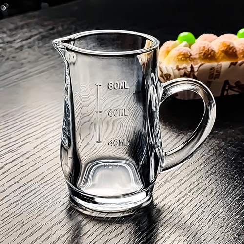 80ml毫升加厚玻璃白酒分酒器