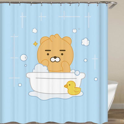 尺寸可定制装饰挂布防水浴帘窗帘