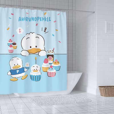 卡通可定制装饰挂布防水浴帘窗帘