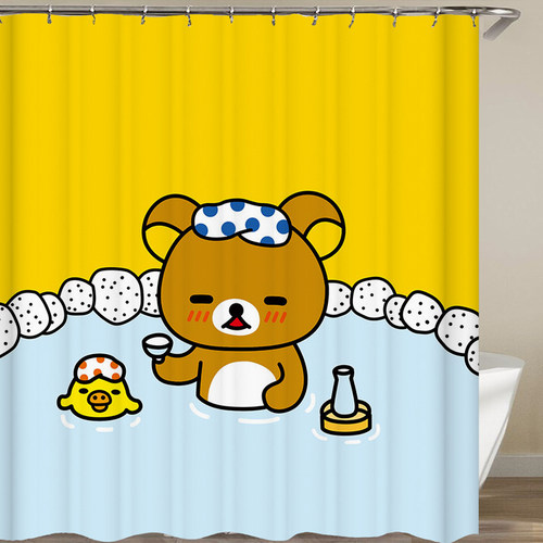 尺寸可定制装饰挂布防水浴帘窗帘