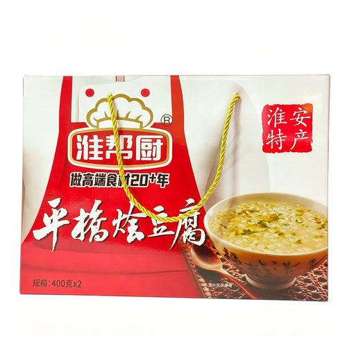 淮安特产淮扬名菜洁白细嫩地方私房菜平桥烩豆腐4000g*2礼盒装