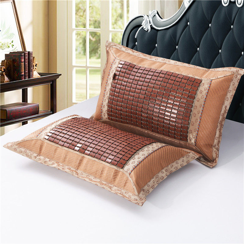 夏天藤席套凉席枕头套 夏季朱雪儿麻将枕套双面枕套凉枕头罩枕皮