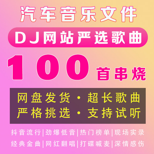 音乐网盘文件歌曲串烧车载音乐