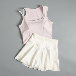 羽毛球运动套装女夏季新款高级感健身房训练晨跑专业速干瑜伽服