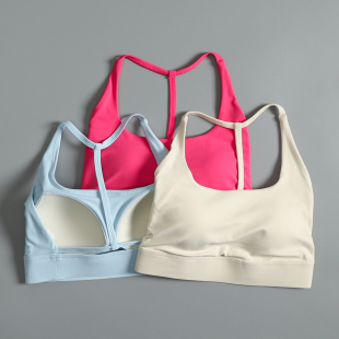 一体式 运动内衣女夏普拉提瑜伽文胸透气镂空美背跑步健身背心外穿