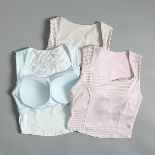 一体式运动文胸女夏季高强度跑步