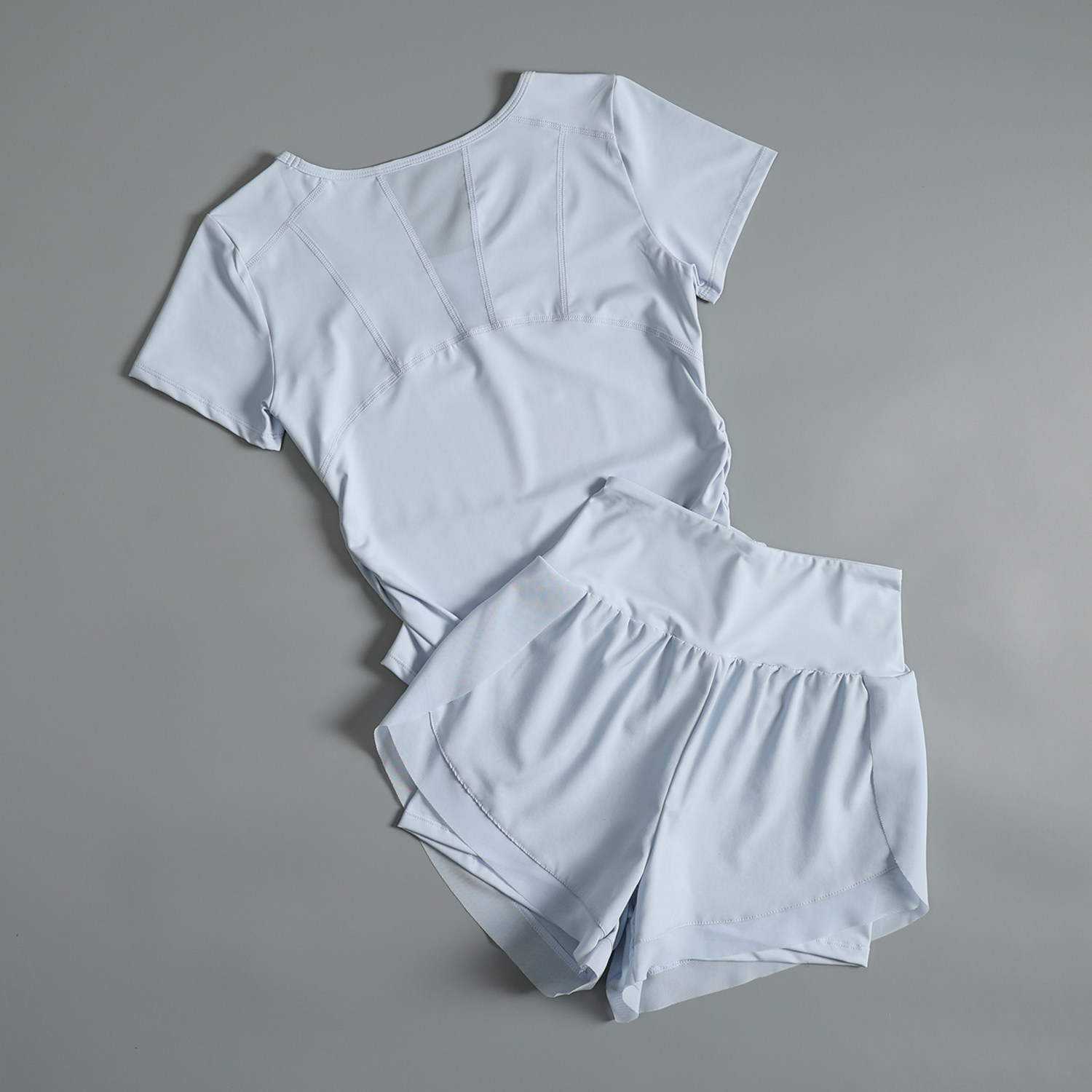 运动套装女夏季网纱透气瑜伽锻炼