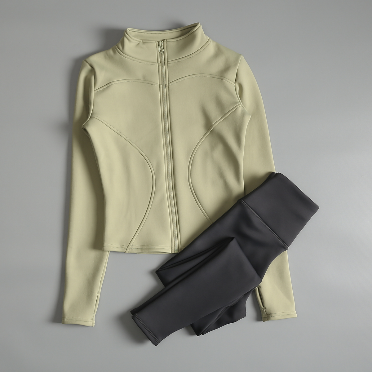 健身套装冬季加绒瑜伽外套女