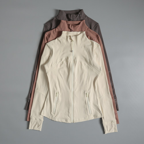 lulu同款瑜伽服外套女春秋款