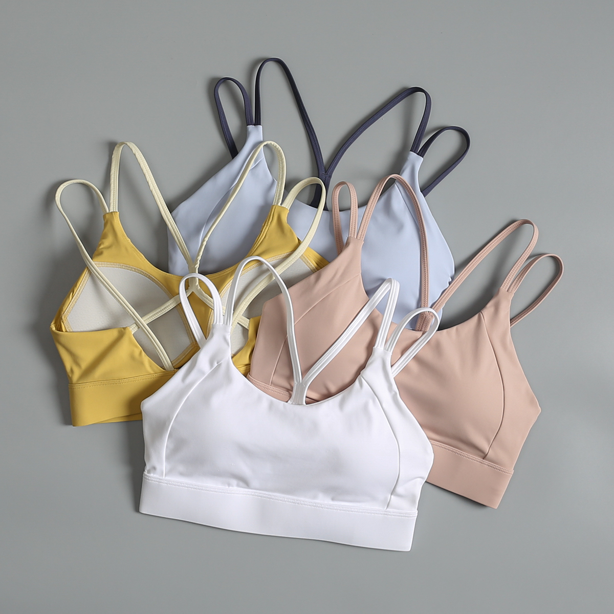 运动内衣女美背健身聚拢文胸