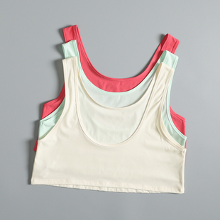 宽松薄款 跑步训练透气速干文胸时尚 新款 瑜伽上衣 运动背心女夏季