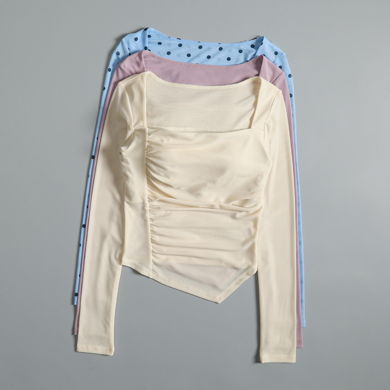 带胸垫瑜伽服长袖女秋季修身显瘦