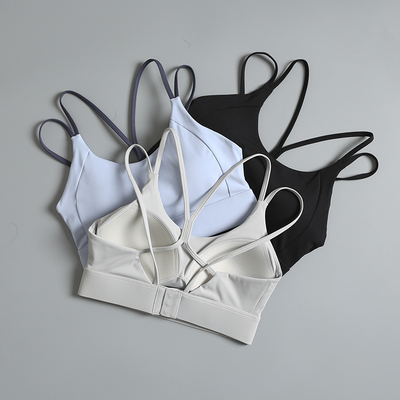 细带美背运动内衣高强度健身文胸